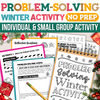 Winter Problem Solving Activity Digital Download