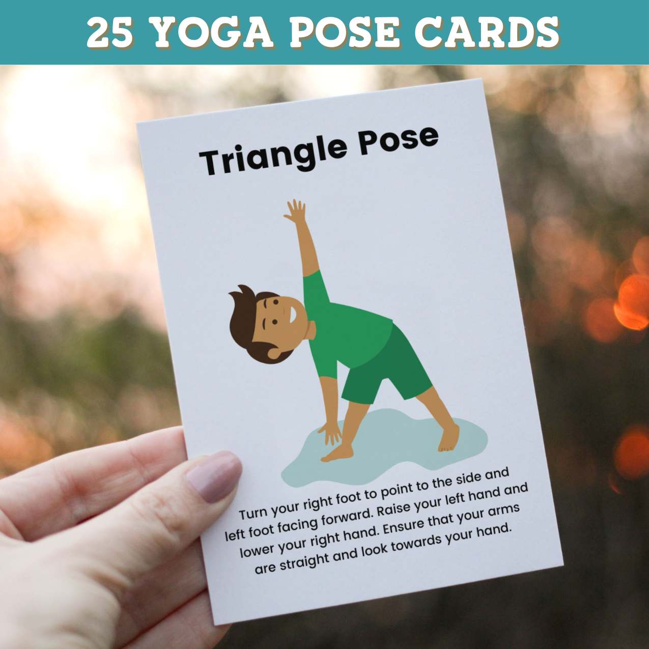 Yoga Flashcards Printable Download