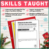 Winter Problem Solving Activity Digital Download